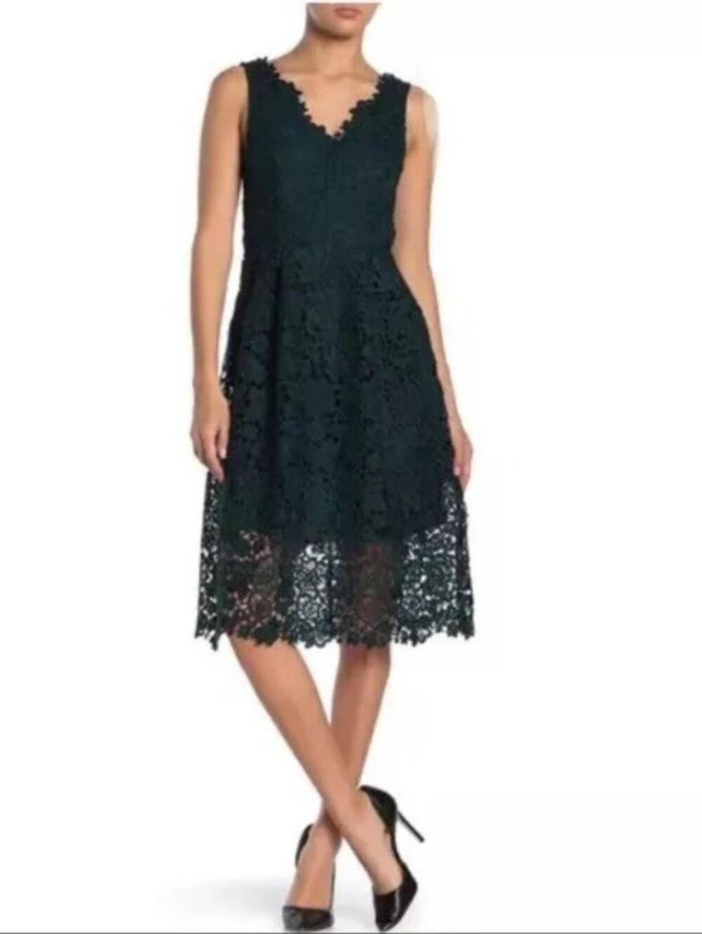 ASTR The Label Black Lace Cocktail Dress